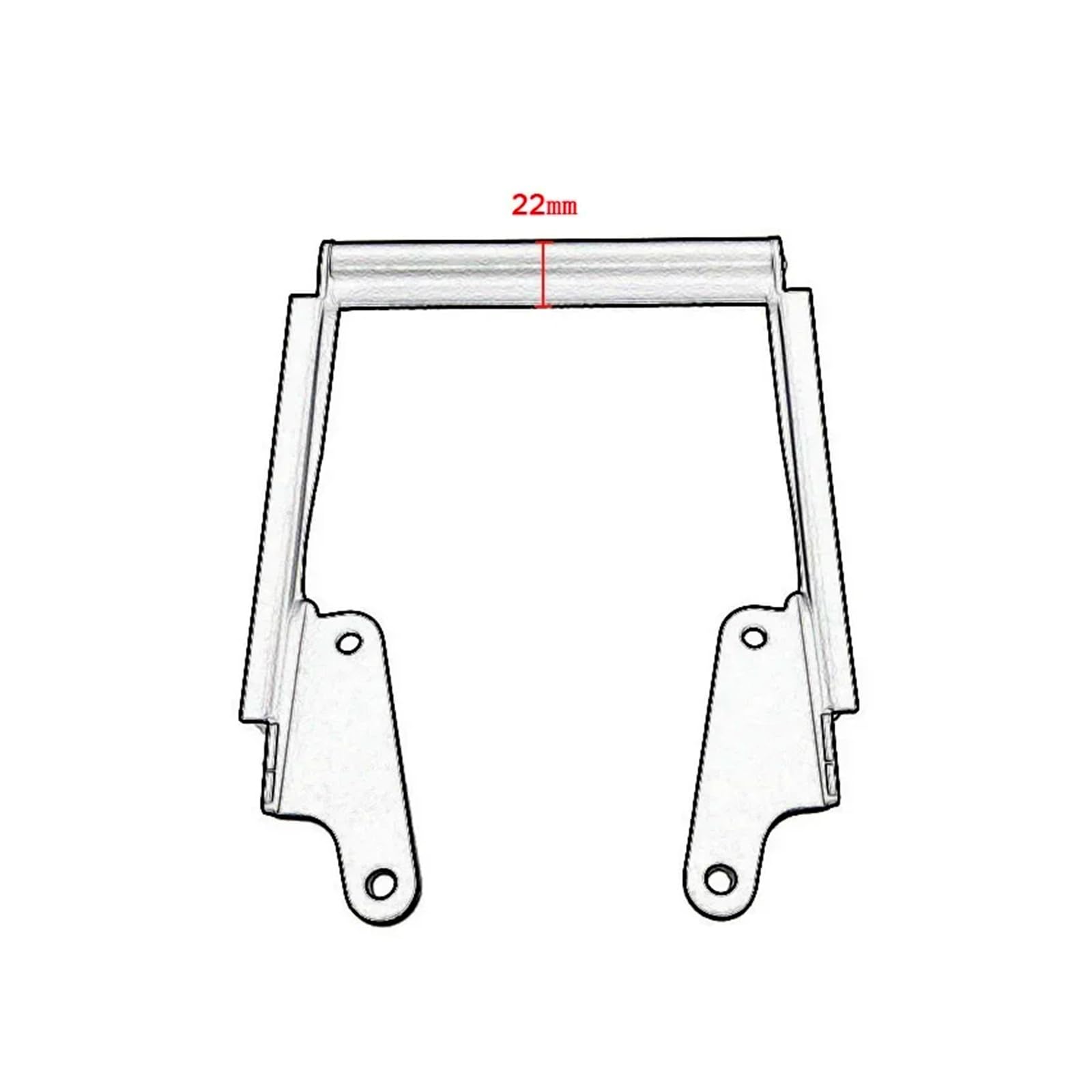 para MT09 para Tracer 900 para MT 09 2016 2017 Teléfono para Motocicleta Placa Navegación GPS Soporte Manillar Adaptador Soporte Motocicleta Teléfono Soporte Navegación