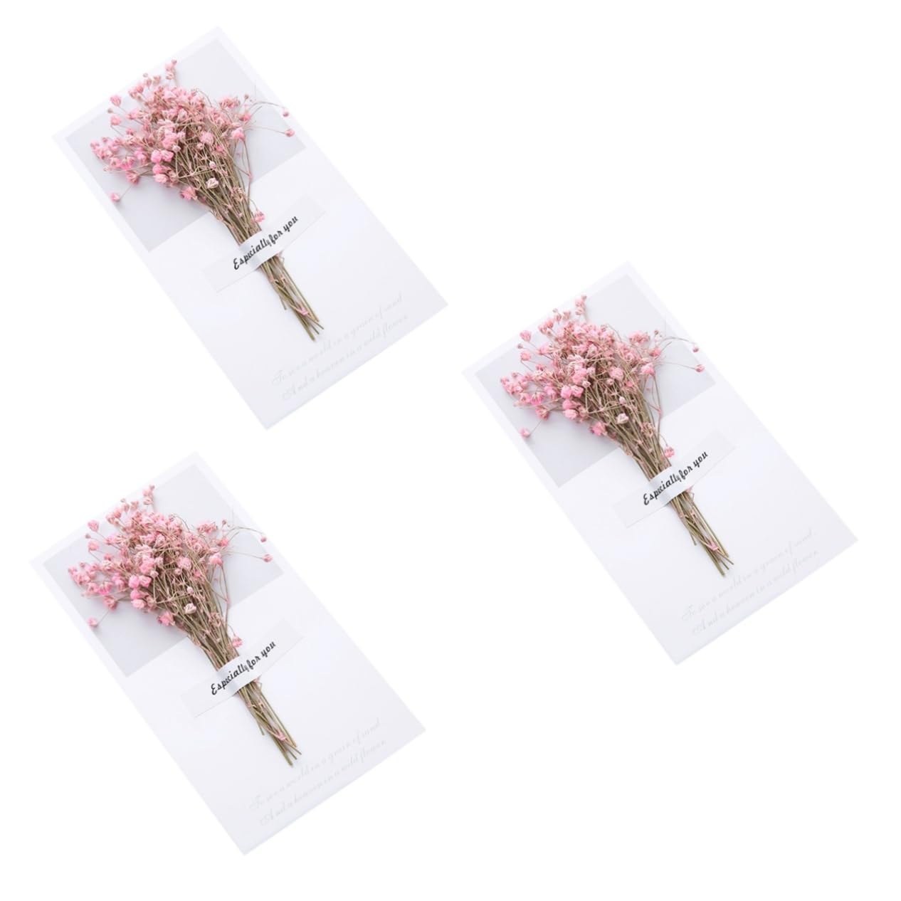 Tofficu 18 Piezas tarjeta decorativa el acontecimiento wedding invitación de boda tarjeta de papel de cumpleaños de flores tarjeta de felicitación invitación de fiesta de cumpleaños rosa
