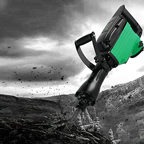 1500W Elektro-Abbruchhammer 30J Schlagkraft, Bohrhämmer 1700 Schläge/min Betonbrecher für Abbruch von Betonwänden – Bild 4