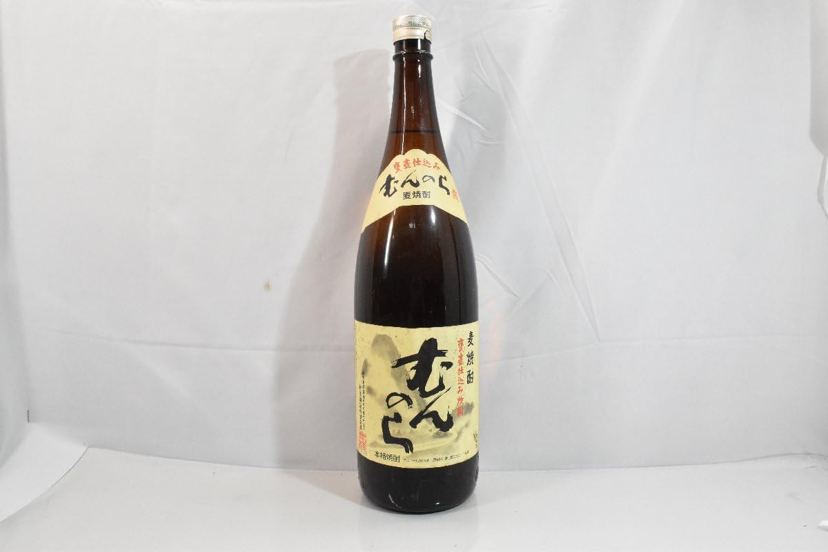 Amazon.co.jp: △232△ 未開栓 麦焼酎 むんのら 1800ml 25% 村尾酒造