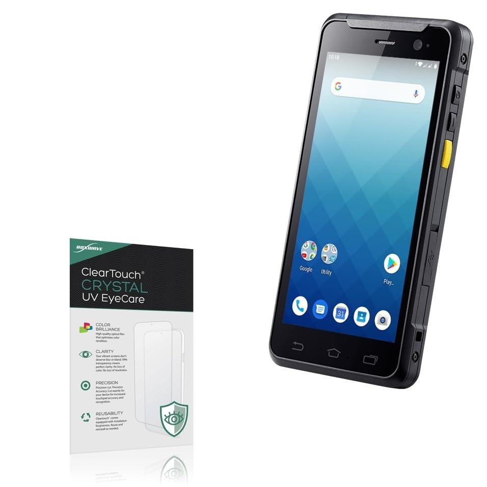 BoxWave Screen Protector Compatible With Wasp DR5 - ClearTouch Crystal Anti-UV EyeCare (2-Pack), Filters out Harmful Blue Light Reduce Fatigue