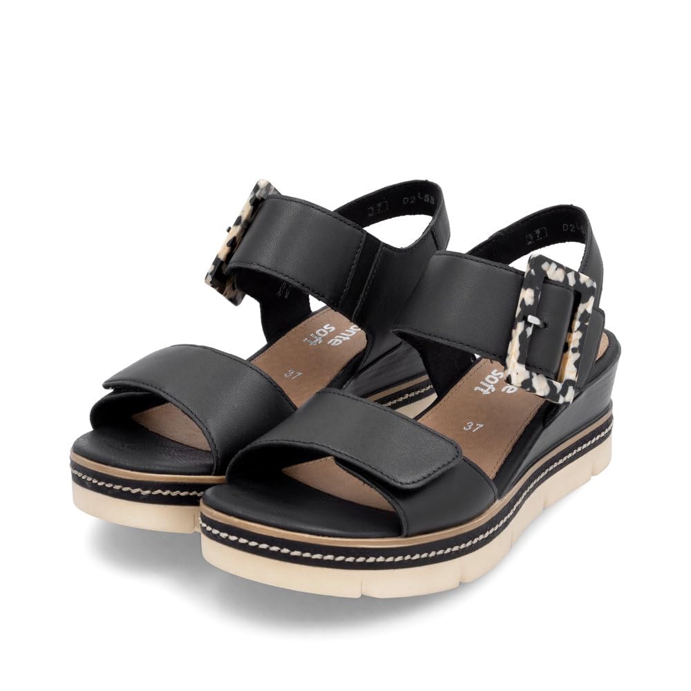 Remonte Damen Riemchensandalen D2L53, Frauen Sandalen