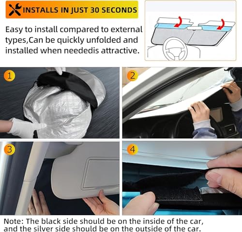 Pare-soleil Citroën Jumpy 3 facile à installer pour l'été - 8