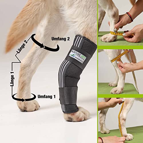 Nature Pet Tarsal- / Sprunggelenk Schutz Bandage 135° Winkel für Hunde (SS 3)