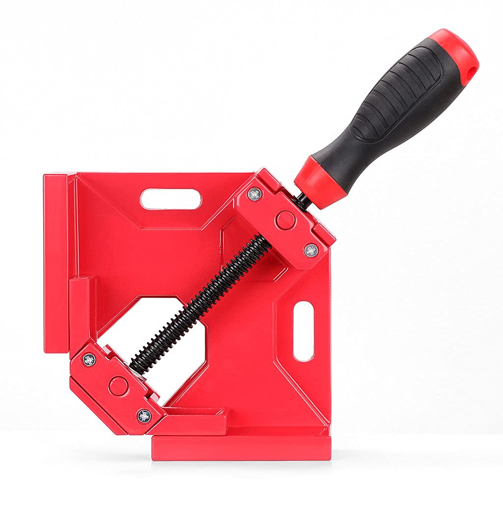 Kalttoy 90 Degree Clamp Single Handle Corner Clamp Aluminum Alloy For Carpenters Woodworking Welding Jig
