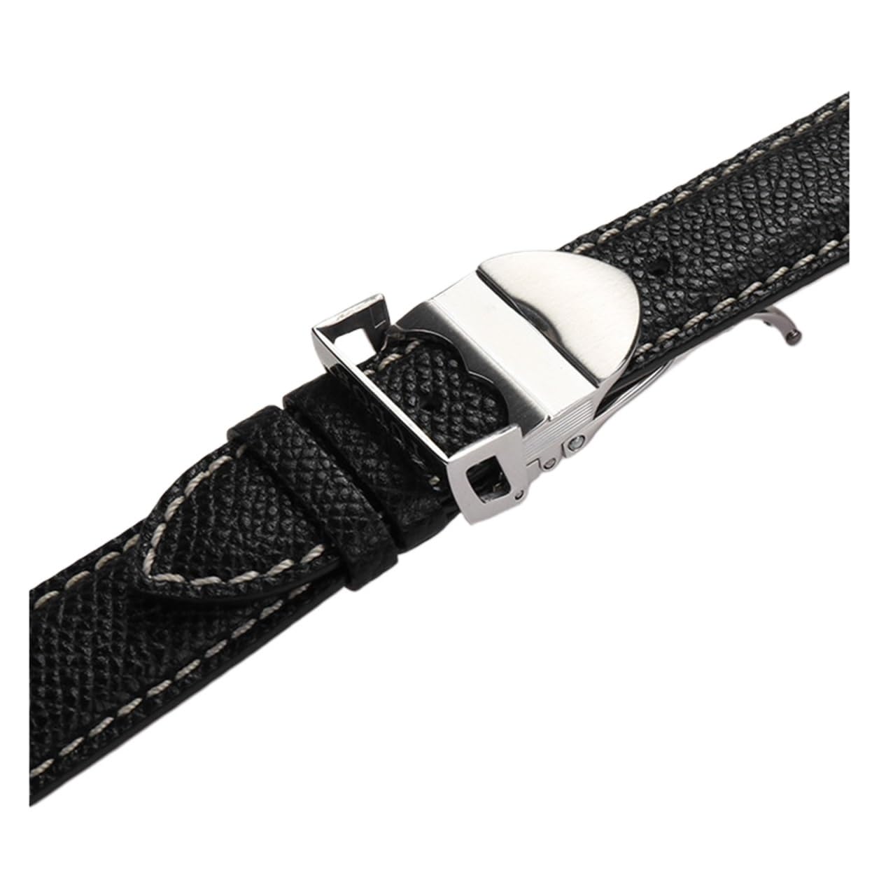 Fibbia per orologio Tudor, 18 mm, in acciaio inox, pieghevole, fibbia per orologio