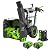 EGO SNT2416 56-Volt 24" Self-Propelled 2-Stage XP Snow Blower with Peak Power™, (2) 10.0Ah Batteries and Dual Port Charger Included