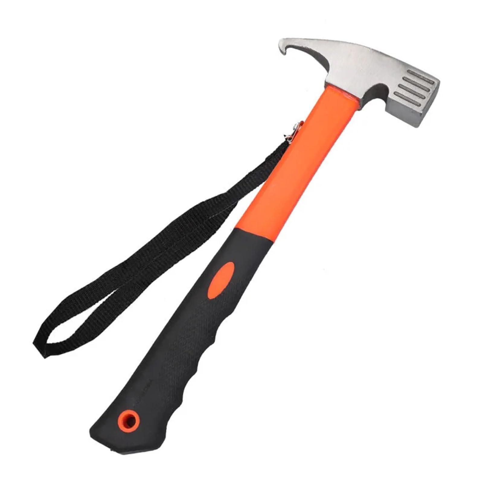 Marteau à clous multifonctionnel d'extérieur for tente de camping, marteau for auvent, arrache-clous en acier à haute teneur en carbone for la maison(Dark Grey)