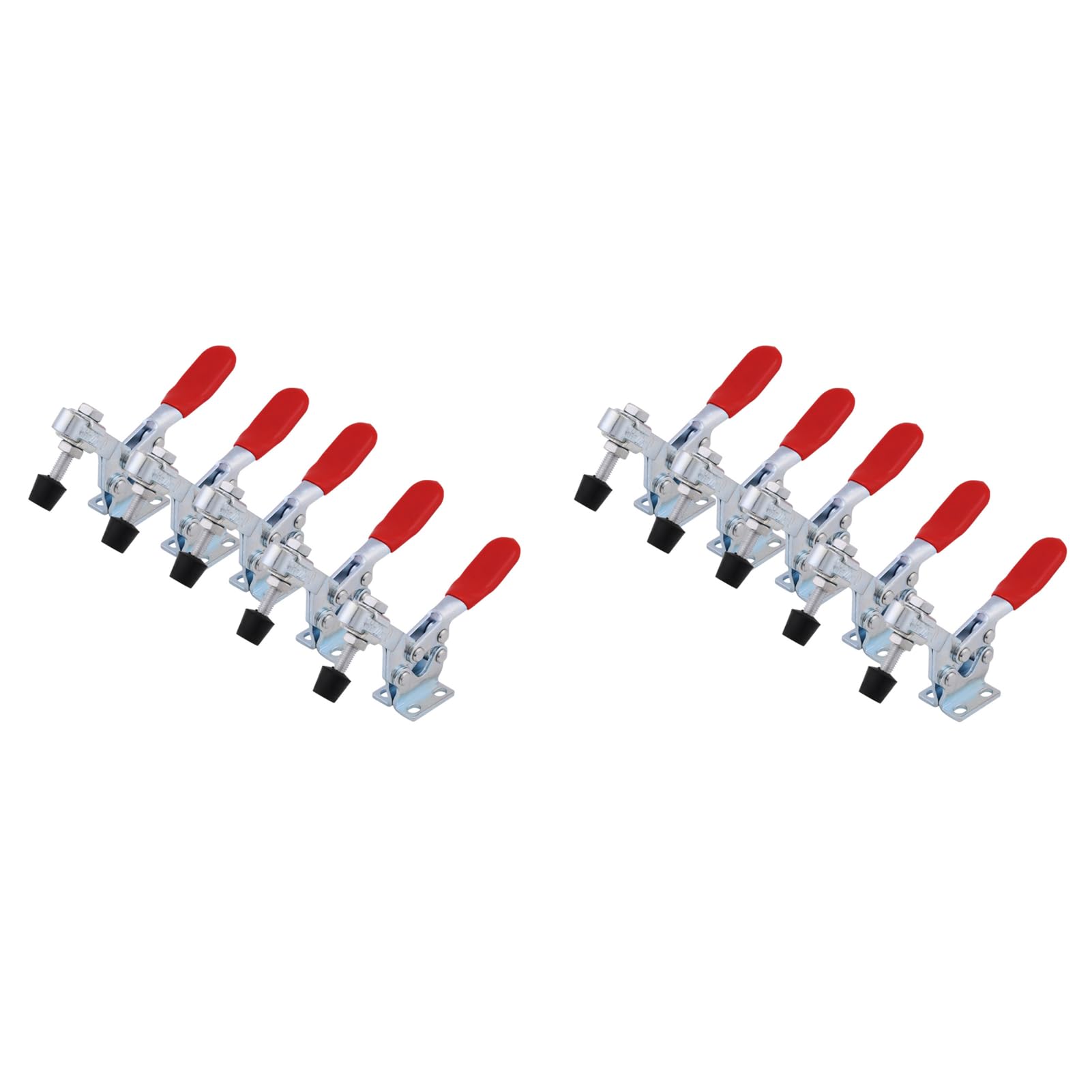 Pince de fixation robuste 227kg en acier zingué avec outil de serrage rapide lot de 10 pièces