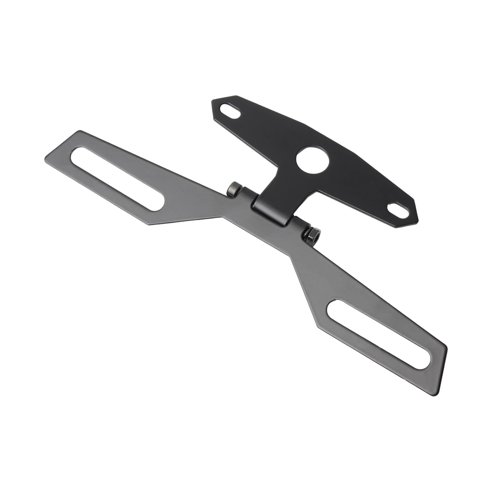 Soporte De Placa Matrícula para Luz Motocicleta 18mm, Plegable, Accesorios Universales Montaje Trasera