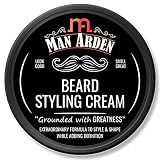 Man Arden Beard Styling Cream 50g - With Shea Butter, Aloe Vera, Olive Oil - For Medium Hold Style &