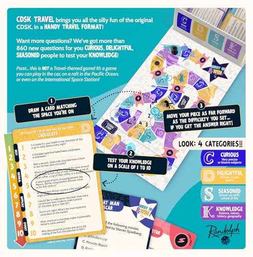 Hachette Boardgames CDSK Travel juego de mesa miniatura 2