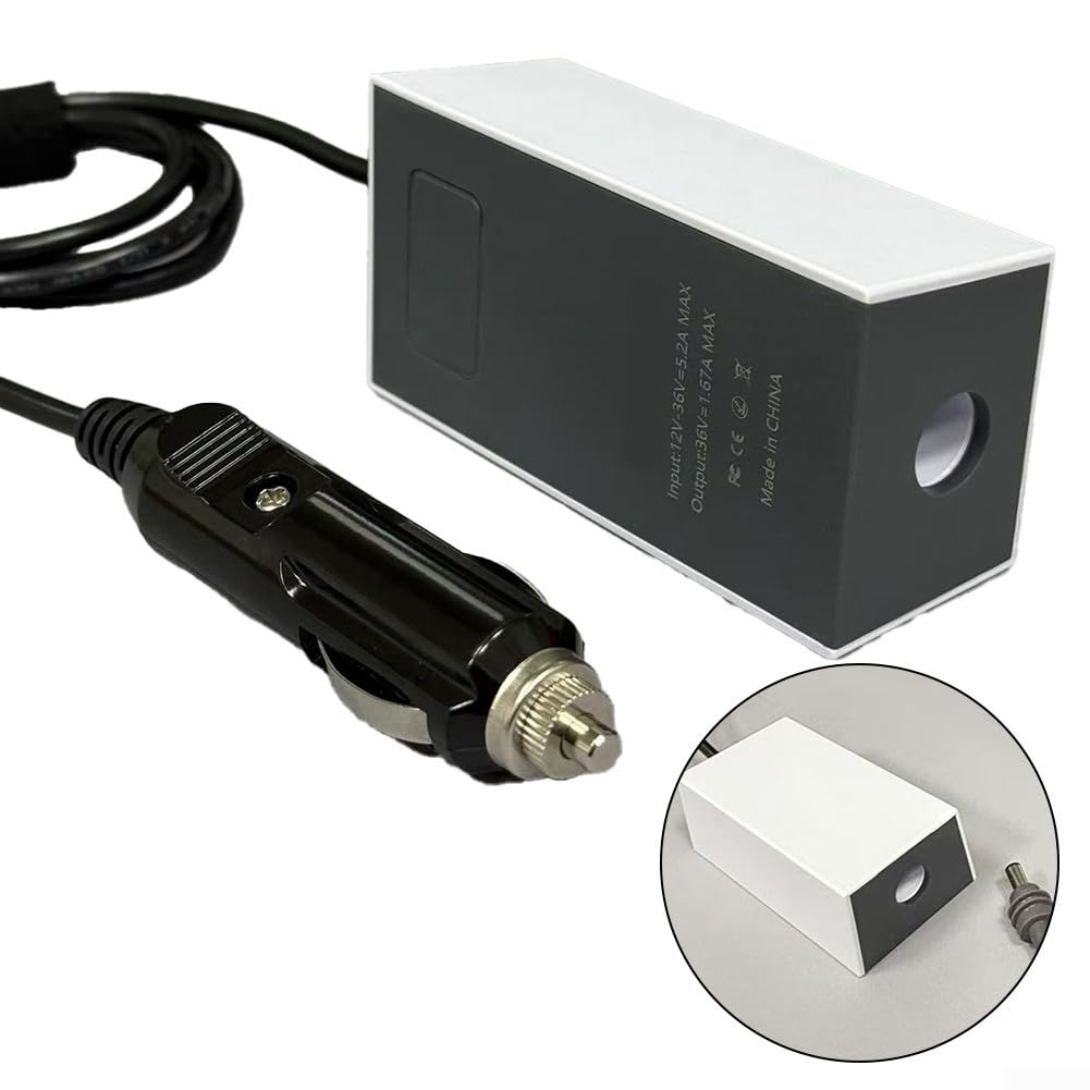 Kfz-Stromwandler 12V-24V auf 36V 5A Ausgang DC Ladegerät Adapter Kabel Fahrzeug Netzteil Adapter Wasserdicht Fahrzeug Ladegerät für Starlink Mini