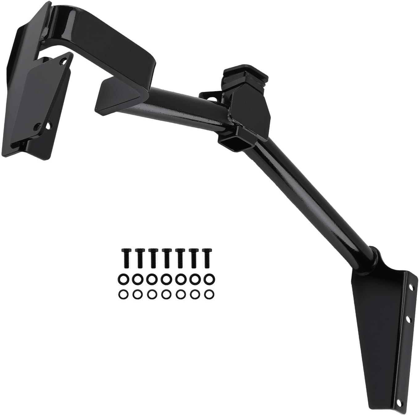 Class 3 2" Rear Hitch Receiver for Toyota Highlander 2008-2013 5000lb Tow Capacity Carbon Steel Powder Coat Bolt-On