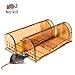 Produktbild PECHTY Mausefalle lebend, 2er Set Lebendfallen, Tierfreundliche Mäusefalle Rattenfalle für Küche, Haus, Garten Umweltbewusst Kastenfalle Mäuse fangen,transparent mit Luftlöcher