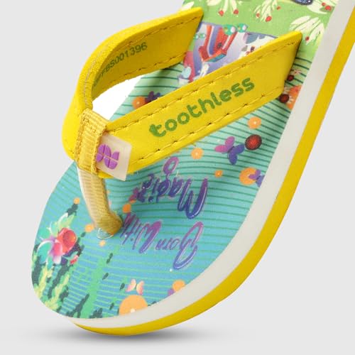 Image of toothless Kids Printed Flip Flop | Soft EVA Sole | Anti-Slip | Comfortable Wear | Lightweight | Durable | Summer Footwear for Boys & Girls | Casual Slippers