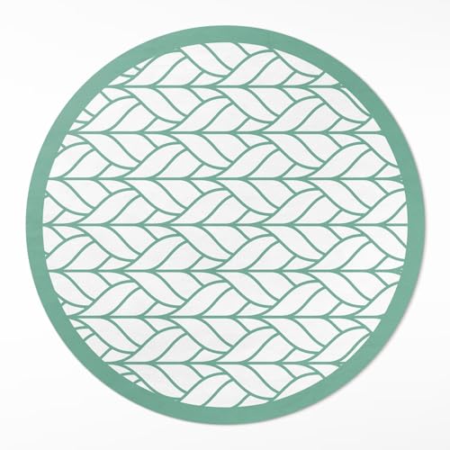 Tapis vinyle ø60 cm résistant à la rayure et au piétinement pour maison - 2