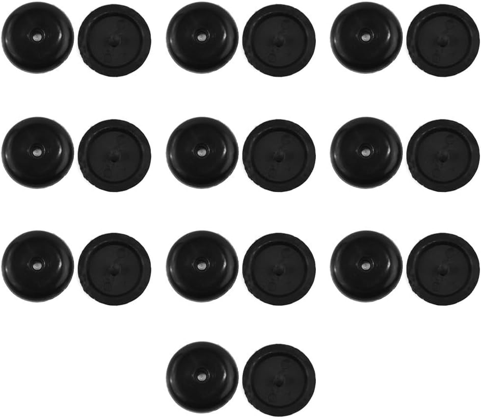 Pack of 10 Pairs Seat Belt Button Buckle Stoppers Designed to Keep Buckle in Place Prevent Slipping Plastic Components