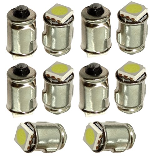 AERZETIX, C17444, 10 lampadine BA7S da 12 V, 1 LED...