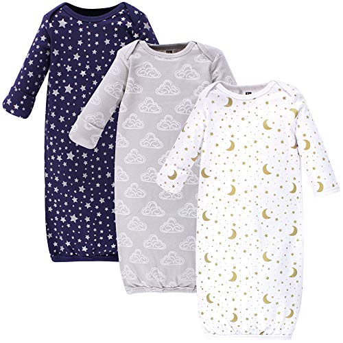 Image of Hudson Baby baby-girls Cotton Gowns
