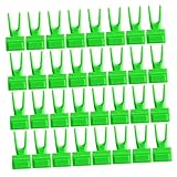 DOITOOL 50 Stück Papageien Gemüsegabeln aus Wiederverwendbarem Kunststoff Großer Obsthalter mit Haken für Vogelkäfig Vielseitig für Vögel und Kleintiere Geeignet