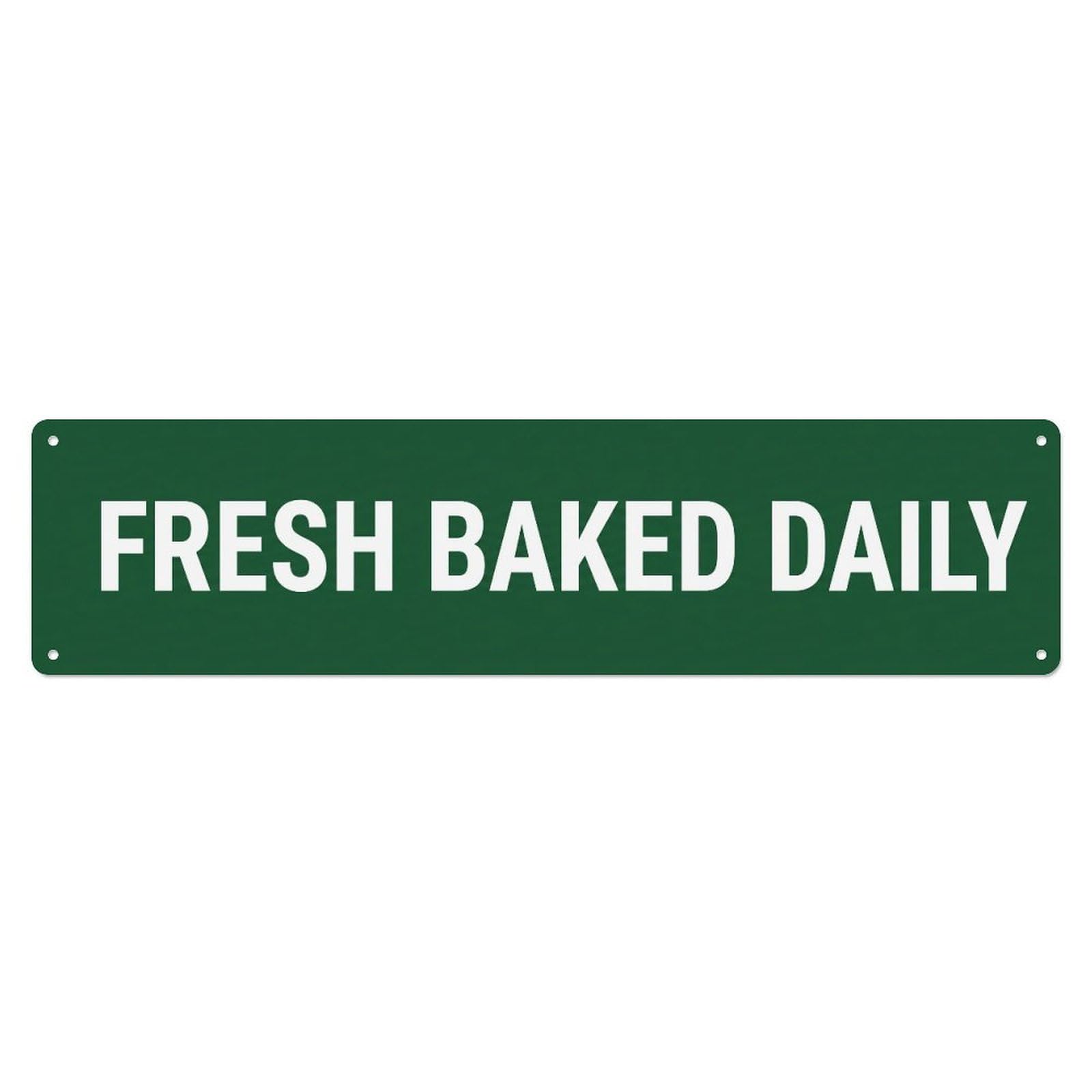 Metal Tin Sign Fresh Baked Daily Goods