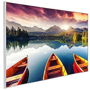 Ecowelle Infraroodverwarming met afbeelding | 1200 Watt | 60×120 cm | infrarood verwarming | Made in Germany | (23)