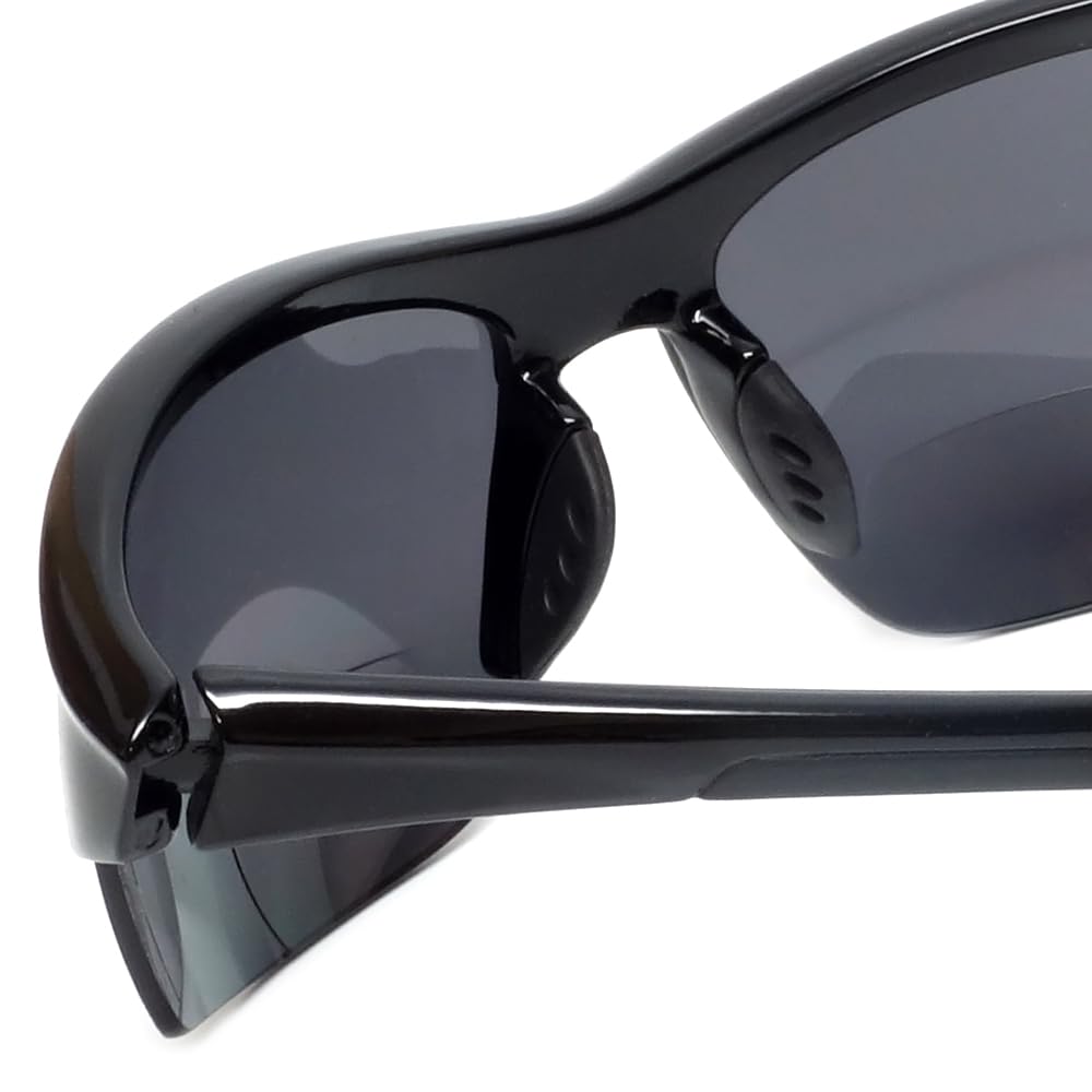 Calabria Sport 202BF - Gafas de seguridad bifocales con protección UV en marco negro o tortuga