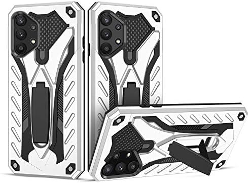 MILAN NICE Phone Case for Samsung Galaxy A42 5G Heavy Duty Protective Hard Cover Shockproof Certified with Drop Tested with Smartphone Kickstand (Black)