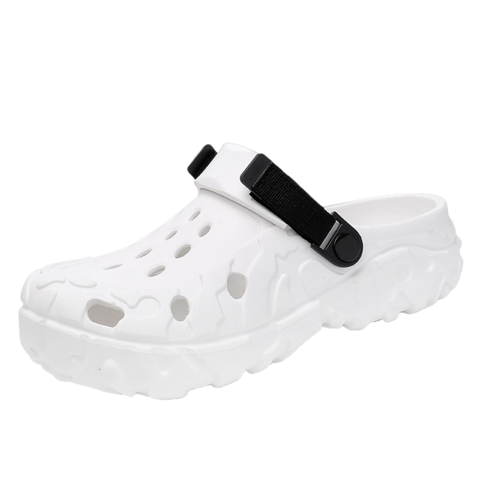 Chaussons sandales d'été blancs pour hommes en taille 38-39