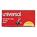 Universal 10199 Mini Binder Clips, 1/4-Inch Capacity, 5/8-Inch Wide, Black, 12/Box