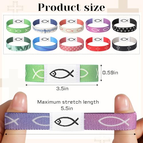 10 Pcs Bible Verse Bracelets with NFC Function for Women Men Adult Teens Wristband Christian Jesus Gift2