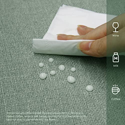 BALCONY & FALCON Rectangle Tablecloth, Wrinkle Resistant and Water Proof Table cloth - Image 3