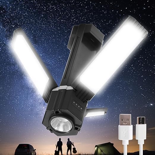 AVIAXO Multifunctional Camping Lamp, Foldable LED Camping Lantern with 5 Light Modes, Rechargeable Camping Lamps, IPX4 Waterproof for Camping, Tents, Fishing (B0CWV4N1FD) Amazon Price History, Amazon Price Tracker