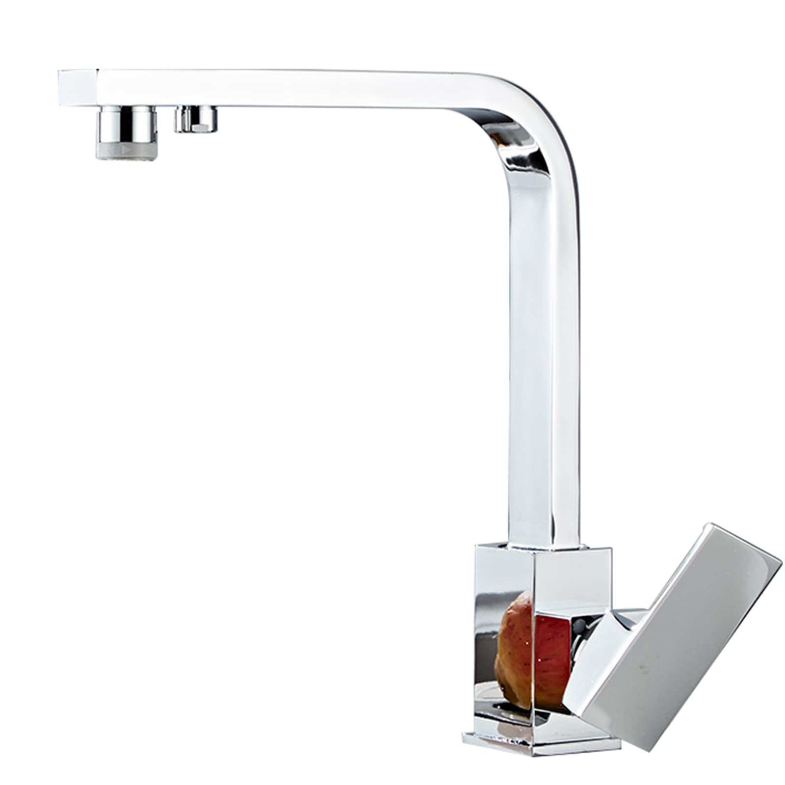 Rubinetto con filtro acqua a 3 vie Beccuccio girevole Acqua potabile pura Rubinetti miscelatori acqua potabile 3 in 1 Rubinetto da cucina a 3 vie per sistema di filtraggio dell'acq