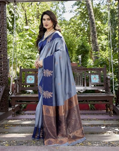 Image of Yashika Women's Banarasi Kanjivaram Art Silk Saree Set with Blouse |saree for Women | Saree | New Sari | Saree