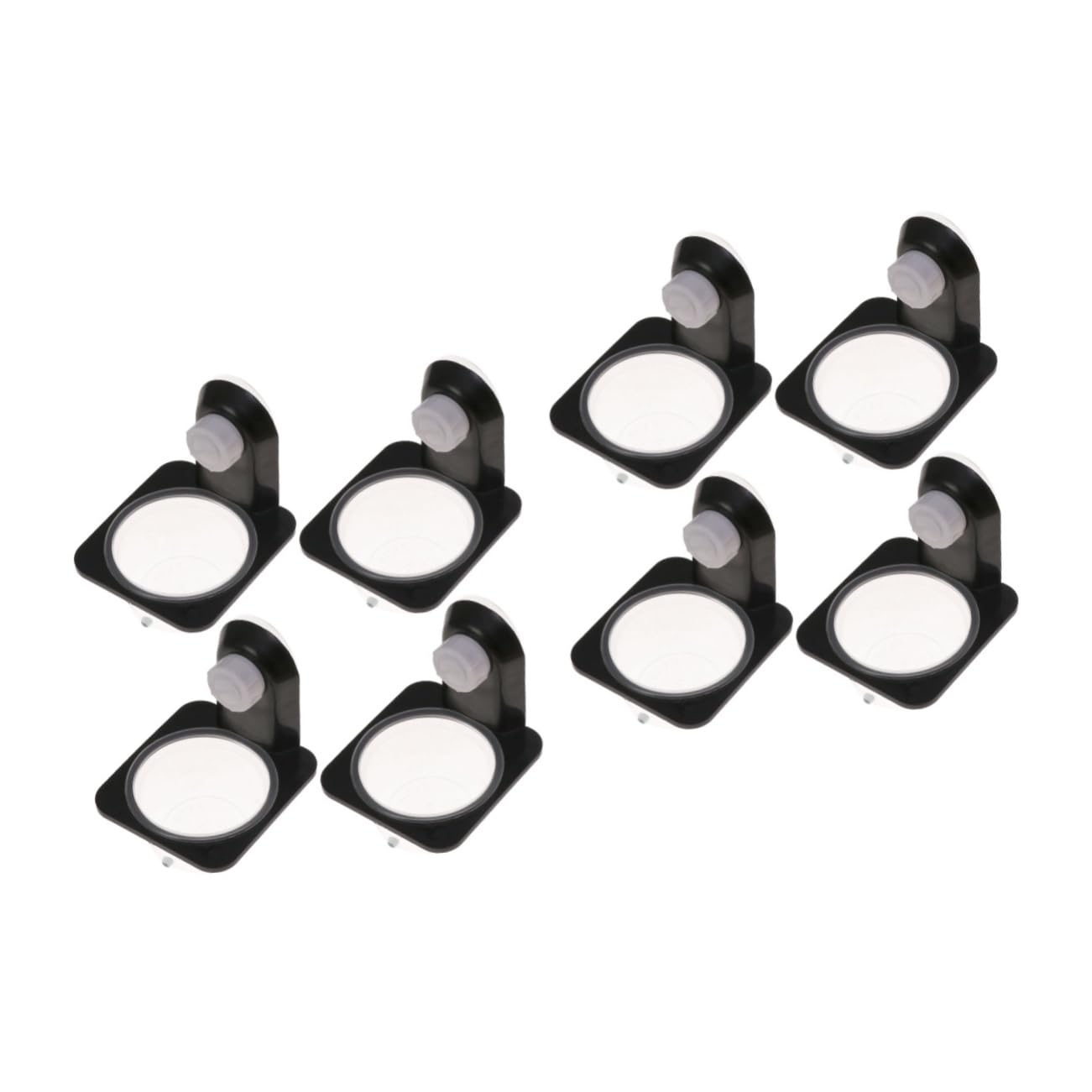 BESPORTBLE 2 Set di Ciotole per Acqua per Rettili con Base Stabile Facili da Montare A Parete per Vasche in E Acrilico 4 Pezzi * 2