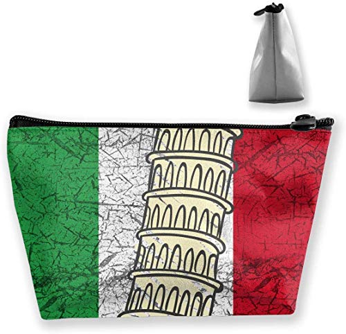 Preisvergleich Produktbild Kulturbeutel, Motiv: Italien Flagge, Pisa Tower