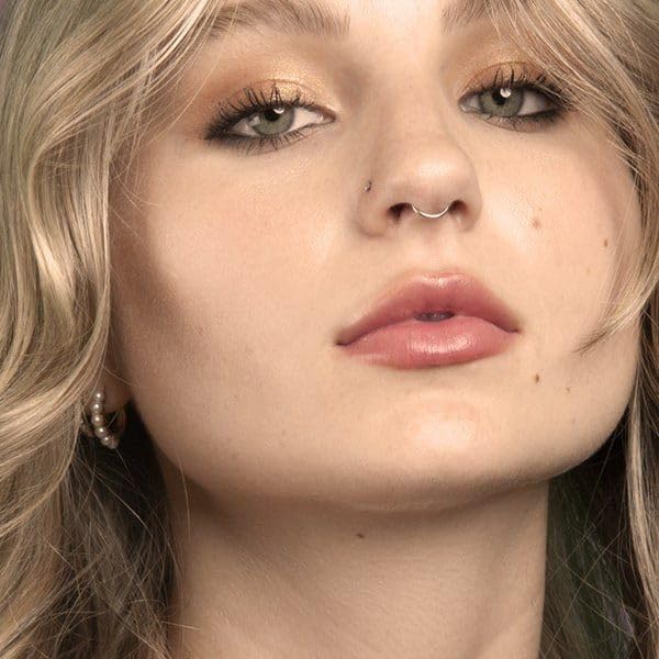 Small Gold Hoop Earrings, Lightweight 14K Gold Plated Huggie Hoop Earrings for Cartilage Helix Tragus, Hypoallergenic Earrings for Women Men, Tiny Thin Hoops Surgical Steel Endless Hoops Earrings 6-10 mm2