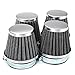 Alamor 4Pcs 52 Mm Filtres À Air Moto Pour Kawasaki Zx550 Gpz550 Ninja Zx600 Suzuki/Yamaha