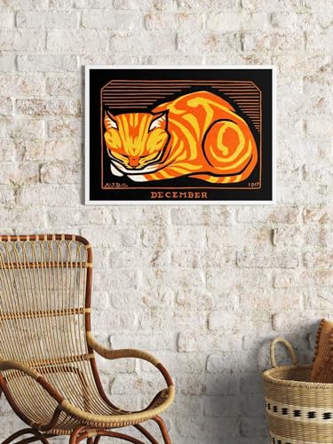 Affiche Chat de décembre Julie de Graag Pathos Studio 30x40 cm