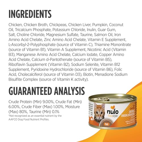 Nulo Freestyle Cat & Kitten Wet Pate Canned Cat Food,Premium All Natural Grain-Free, with 5 High Animal-Based Proteins and Vitamins to Support a Healthy Immune System and Lifestyle 2.8 oz (Pack of 12) - Image 4