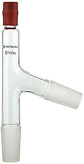 Chemglass CG-1026-14, Distillation Adapter for Rubber Fitting, 75Â° Angle, 14/20 Inner Joint