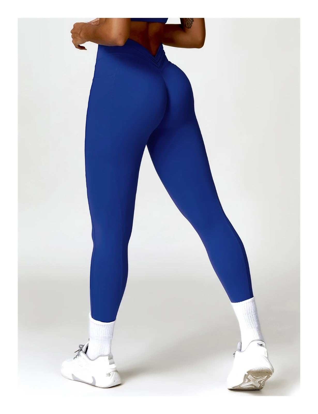 Pantaloni da Yoga da Donna Collant da Palestra Push up Leggings Sportivi da Donna Donna Che corre Fitness Allenamento Legging Abbigliamento da Yoga Femminile da Jogging(Aubergine,M)