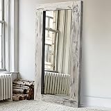 Natsukage 71" x 32" Oversized Floor Mirror Full Length Mirror Huge Mirror Rustic Wood Mirror Body Mi