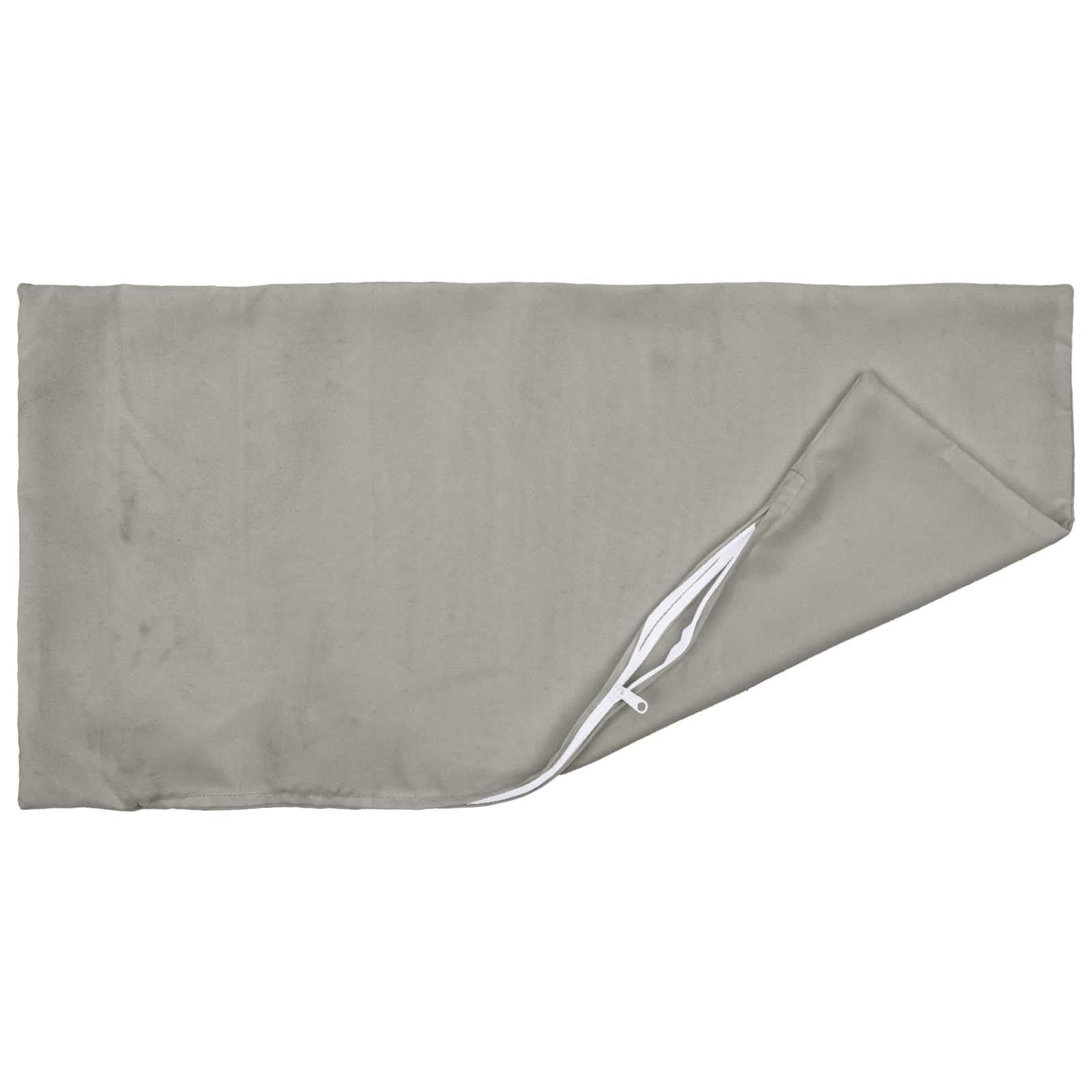 Kopfkissenbezug, 6-teilig, 40 x 80 cm, grau, Polyester