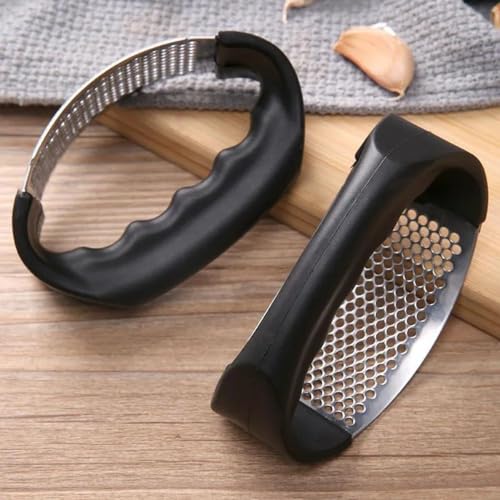 Espremedor Amassador Triturador De Alho Manual Cozinha Em Aço Inox
