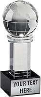 Vista 1 de Crown Awards Trofeo de austeridad global, trofeos de globo de cristal de 6
