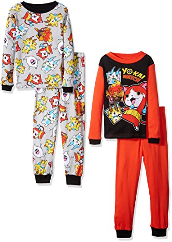 Yo-Kai Watch Boys' 4-Piece Pajama Set