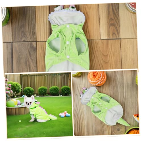 Disfraz Dinosaurio para Perro Pequeño con Capucha miniatura 3